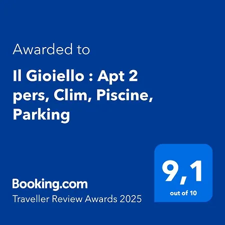 Il Gioiello : 2 Pers, Clim, Piscine, Parking Апартаменты Антиб