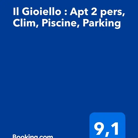 Il Gioiello : 2 Pers, Clim, Piscine, Parking Appartement Antibes